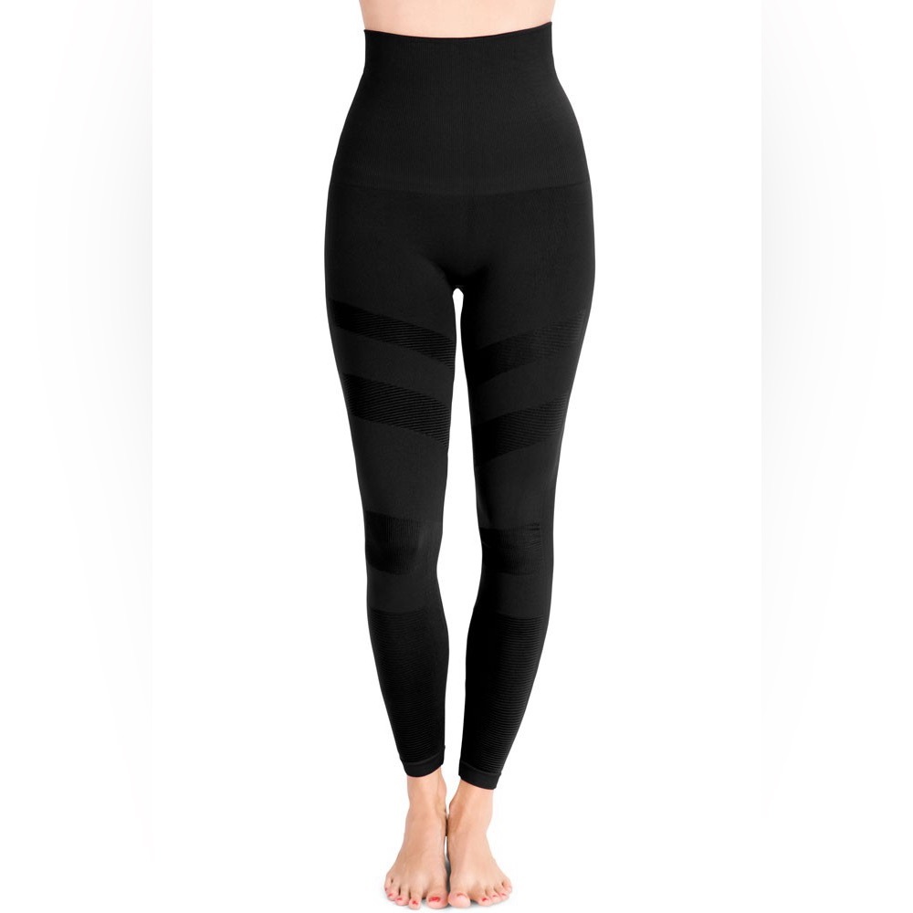High-Waist Black Seamless Sculpting Leggings